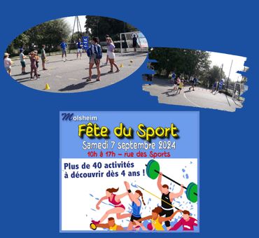 Fête du Sport à Molsheim le 7 Septembre 2024